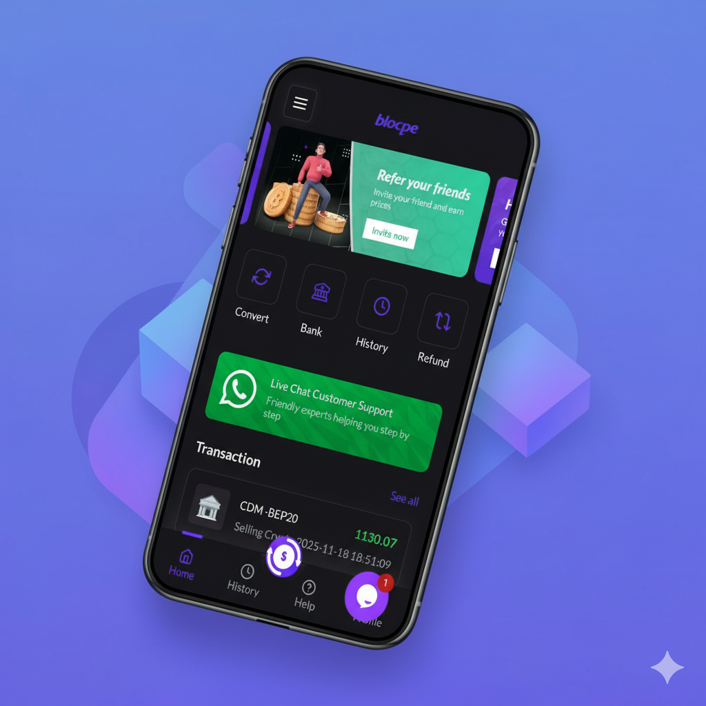 USDT Selling Interface